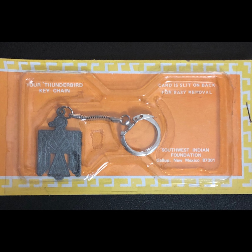 Vintage 1960 Thunderbird Key Chain